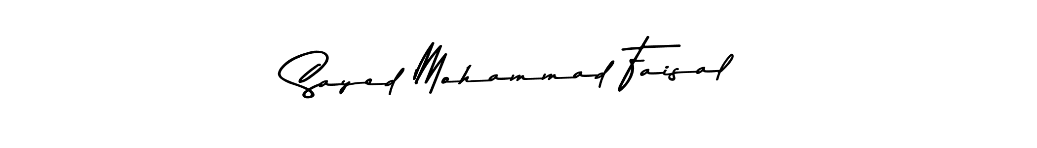 It looks lik you need a new signature style for name Sayed Mohammad Faisal. Design unique handwritten (Asem Kandis PERSONAL USE) signature with our free signature maker in just a few clicks. Sayed Mohammad Faisal signature style 9 images and pictures png