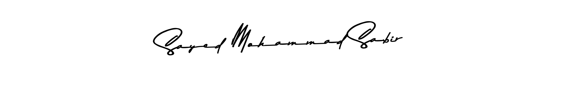 Sayed Mohammad Sabir stylish signature style. Best Handwritten Sign (Asem Kandis PERSONAL USE) for my name. Handwritten Signature Collection Ideas for my name Sayed Mohammad Sabir. Sayed Mohammad Sabir signature style 9 images and pictures png