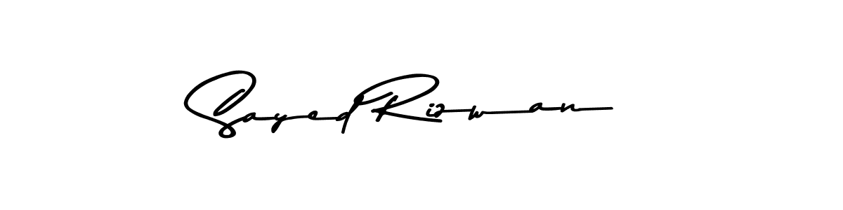 Make a beautiful signature design for name Sayed Rizwan. With this signature (Asem Kandis PERSONAL USE) style, you can create a handwritten signature for free. Sayed Rizwan signature style 9 images and pictures png