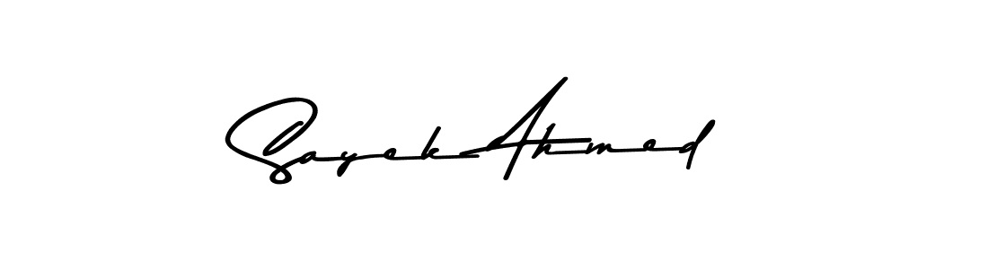 You can use this online signature creator to create a handwritten signature for the name Sayek Ahmed. This is the best online autograph maker. Sayek Ahmed signature style 9 images and pictures png