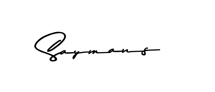 This is the best signature style for the Saymans name. Also you like these signature font (Asem Kandis PERSONAL USE). Mix name signature. Saymans signature style 9 images and pictures png