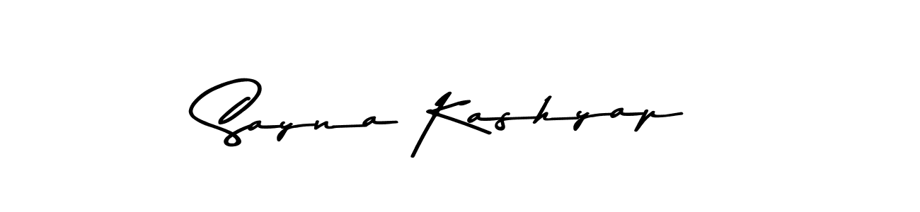 Sayna Kashyap stylish signature style. Best Handwritten Sign (Asem Kandis PERSONAL USE) for my name. Handwritten Signature Collection Ideas for my name Sayna Kashyap. Sayna Kashyap signature style 9 images and pictures png
