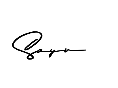 Sayu stylish signature style. Best Handwritten Sign (Asem Kandis PERSONAL USE) for my name. Handwritten Signature Collection Ideas for my name Sayu. Sayu signature style 9 images and pictures png