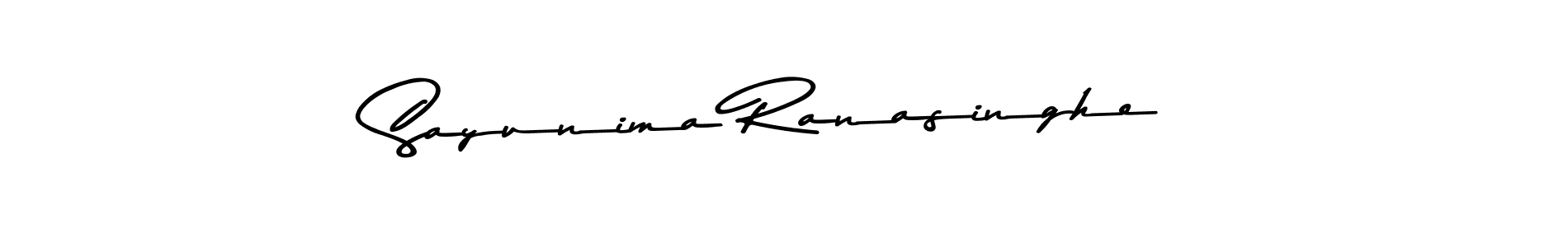 Here are the top 10 professional signature styles for the name Sayunima Ranasinghe. These are the best autograph styles you can use for your name. Sayunima Ranasinghe signature style 9 images and pictures png