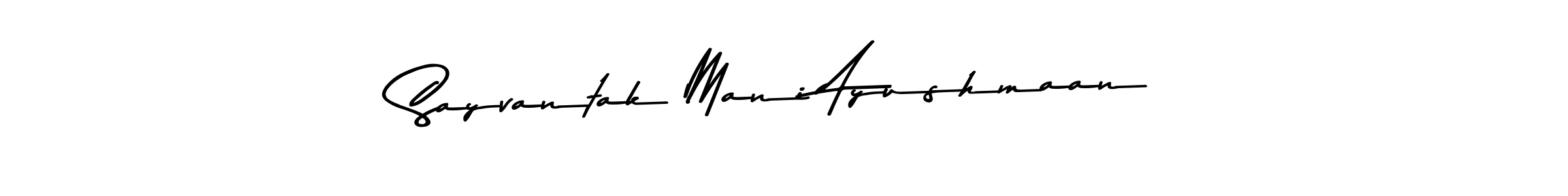 Here are the top 10 professional signature styles for the name Sayvantak Mani Ayushmaan. These are the best autograph styles you can use for your name. Sayvantak Mani Ayushmaan signature style 9 images and pictures png