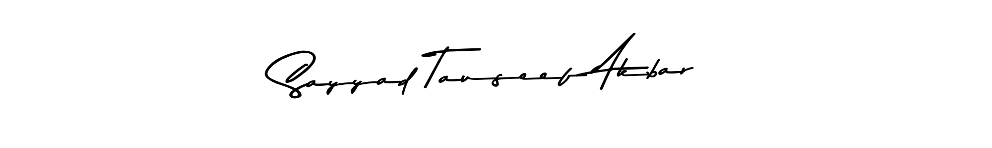 Also we have Sayyad Tauseef Akbar name is the best signature style. Create professional handwritten signature collection using Asem Kandis PERSONAL USE autograph style. Sayyad Tauseef Akbar signature style 9 images and pictures png