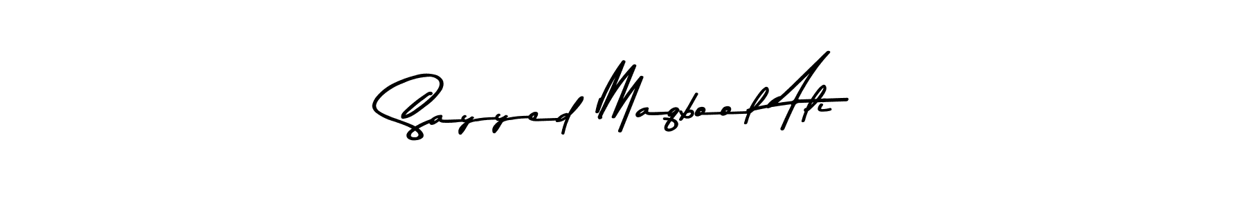 You can use this online signature creator to create a handwritten signature for the name Sayyed Maqbool Ali. This is the best online autograph maker. Sayyed Maqbool Ali signature style 9 images and pictures png