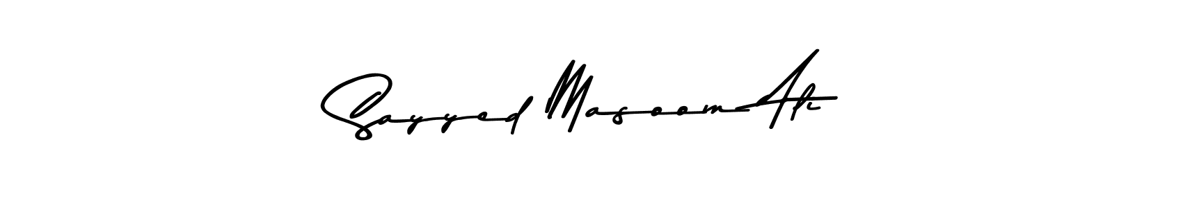 This is the best signature style for the Sayyed Masoom Ali name. Also you like these signature font (Asem Kandis PERSONAL USE). Mix name signature. Sayyed Masoom Ali signature style 9 images and pictures png