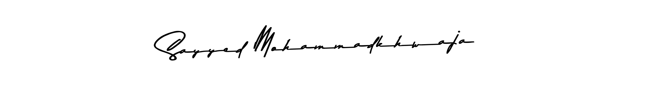 Make a beautiful signature design for name Sayyed Mohammadkhwaja. Use this online signature maker to create a handwritten signature for free. Sayyed Mohammadkhwaja signature style 9 images and pictures png