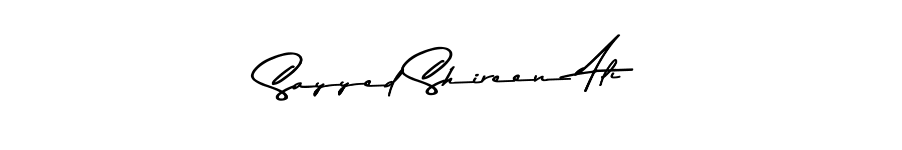 Also You can easily find your signature by using the search form. We will create Sayyed Shireen Ali name handwritten signature images for you free of cost using Asem Kandis PERSONAL USE sign style. Sayyed Shireen Ali signature style 9 images and pictures png