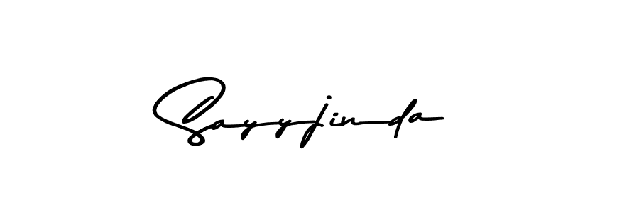 Make a beautiful signature design for name Sayyjinda. Use this online signature maker to create a handwritten signature for free. Sayyjinda signature style 9 images and pictures png