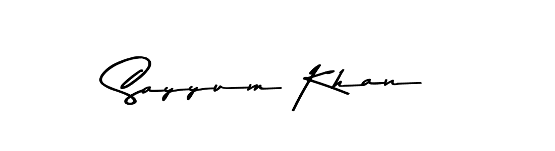 You should practise on your own different ways (Asem Kandis PERSONAL USE) to write your name (Sayyum Khan) in signature. don't let someone else do it for you. Sayyum Khan signature style 9 images and pictures png