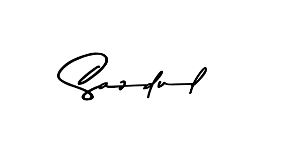 Sazdul stylish signature style. Best Handwritten Sign (Asem Kandis PERSONAL USE) for my name. Handwritten Signature Collection Ideas for my name Sazdul. Sazdul signature style 9 images and pictures png