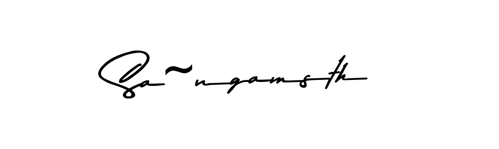 Also we have Sa~ngamsth name is the best signature style. Create professional handwritten signature collection using Asem Kandis PERSONAL USE autograph style. Sa~ngamsth signature style 9 images and pictures png