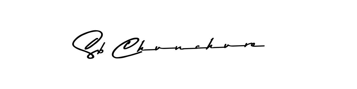 You should practise on your own different ways (Asem Kandis PERSONAL USE) to write your name (Sb Chunchure) in signature. don't let someone else do it for you. Sb Chunchure signature style 9 images and pictures png