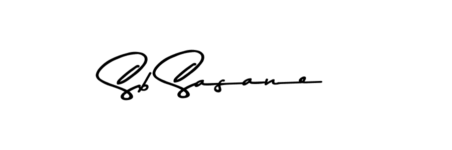 Design your own signature with our free online signature maker. With this signature software, you can create a handwritten (Asem Kandis PERSONAL USE) signature for name Sb Sasane. Sb Sasane signature style 9 images and pictures png