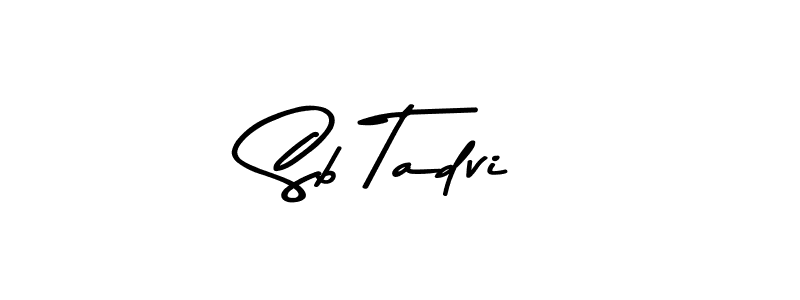 How to Draw Sb Tadvi signature style? Asem Kandis PERSONAL USE is a latest design signature styles for name Sb Tadvi. Sb Tadvi signature style 9 images and pictures png