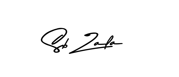 Also we have Sb Zala name is the best signature style. Create professional handwritten signature collection using Asem Kandis PERSONAL USE autograph style. Sb Zala signature style 9 images and pictures png