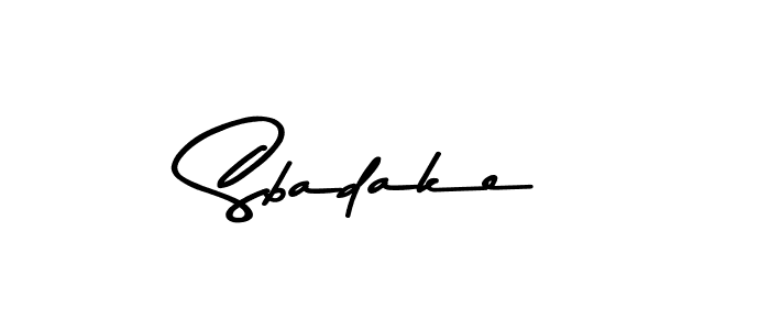 Also we have Sbadake name is the best signature style. Create professional handwritten signature collection using Asem Kandis PERSONAL USE autograph style. Sbadake signature style 9 images and pictures png