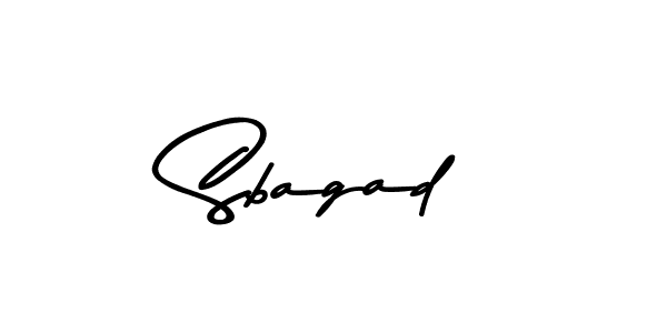 Also we have Sbagad name is the best signature style. Create professional handwritten signature collection using Asem Kandis PERSONAL USE autograph style. Sbagad signature style 9 images and pictures png