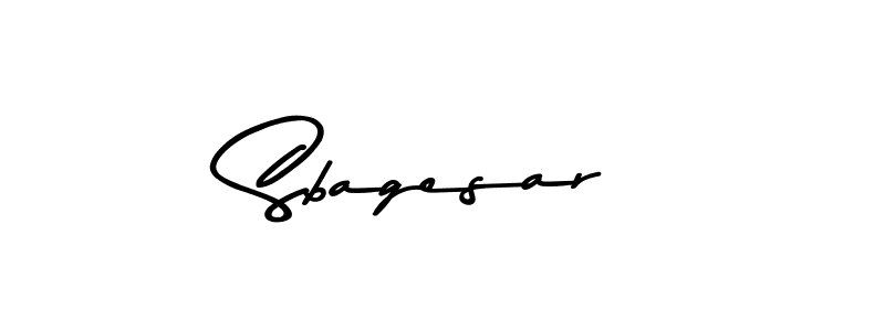 Create a beautiful signature design for name Sbagesar. With this signature (Asem Kandis PERSONAL USE) fonts, you can make a handwritten signature for free. Sbagesar signature style 9 images and pictures png