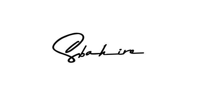 Create a beautiful signature design for name Sbahire. With this signature (Asem Kandis PERSONAL USE) fonts, you can make a handwritten signature for free. Sbahire signature style 9 images and pictures png