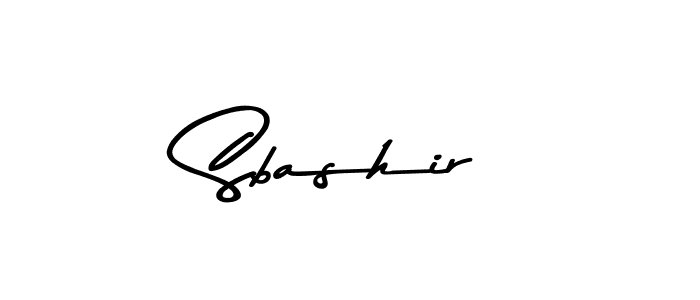 Use a signature maker to create a handwritten signature online. With this signature software, you can design (Asem Kandis PERSONAL USE) your own signature for name Sbashir. Sbashir signature style 9 images and pictures png