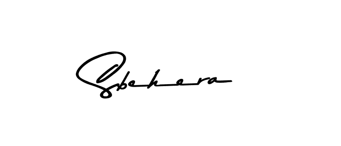 Design your own signature with our free online signature maker. With this signature software, you can create a handwritten (Asem Kandis PERSONAL USE) signature for name Sbehera. Sbehera signature style 9 images and pictures png