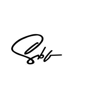 Also we have Sbf name is the best signature style. Create professional handwritten signature collection using Asem Kandis PERSONAL USE autograph style. Sbf signature style 9 images and pictures png