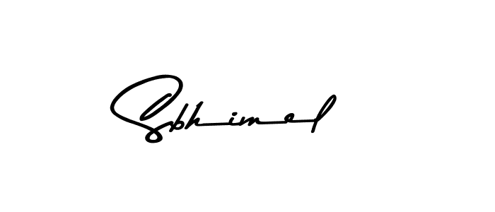 How to make Sbhimel signature? Asem Kandis PERSONAL USE is a professional autograph style. Create handwritten signature for Sbhimel name. Sbhimel signature style 9 images and pictures png