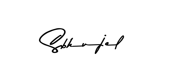 Use a signature maker to create a handwritten signature online. With this signature software, you can design (Asem Kandis PERSONAL USE) your own signature for name Sbhujel. Sbhujel signature style 9 images and pictures png