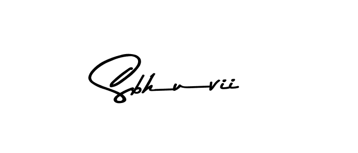 Create a beautiful signature design for name Sbhuvii. With this signature (Asem Kandis PERSONAL USE) fonts, you can make a handwritten signature for free. Sbhuvii signature style 9 images and pictures png
