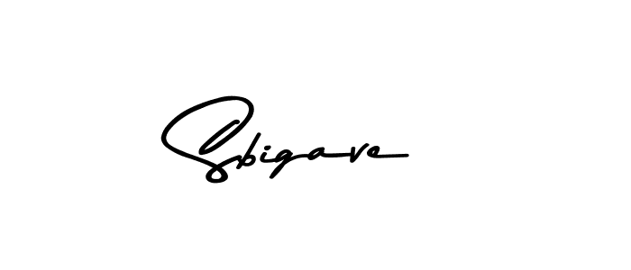 Sbigave stylish signature style. Best Handwritten Sign (Asem Kandis PERSONAL USE) for my name. Handwritten Signature Collection Ideas for my name Sbigave. Sbigave signature style 9 images and pictures png