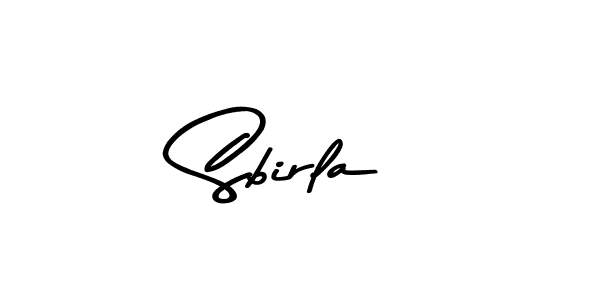 Use a signature maker to create a handwritten signature online. With this signature software, you can design (Asem Kandis PERSONAL USE) your own signature for name Sbirla. Sbirla signature style 9 images and pictures png