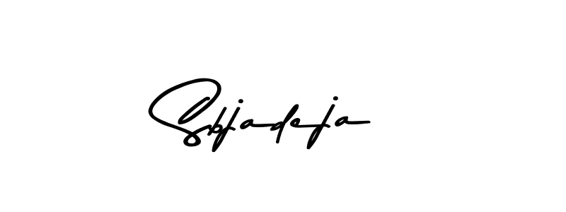 Create a beautiful signature design for name Sbjadeja. With this signature (Asem Kandis PERSONAL USE) fonts, you can make a handwritten signature for free. Sbjadeja signature style 9 images and pictures png