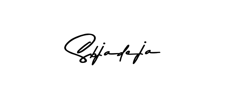 Use a signature maker to create a handwritten signature online. With this signature software, you can design (Asem Kandis PERSONAL USE) your own signature for name Sbjadeja. Sbjadeja signature style 9 images and pictures png