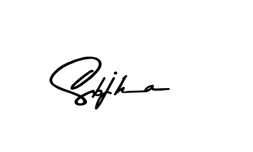 Use a signature maker to create a handwritten signature online. With this signature software, you can design (Asem Kandis PERSONAL USE) your own signature for name Sbjha. Sbjha signature style 9 images and pictures png