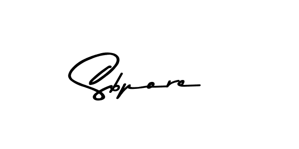 It looks lik you need a new signature style for name Sbpore. Design unique handwritten (Asem Kandis PERSONAL USE) signature with our free signature maker in just a few clicks. Sbpore signature style 9 images and pictures png