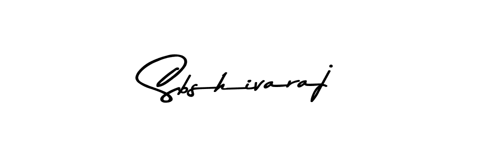 Use a signature maker to create a handwritten signature online. With this signature software, you can design (Asem Kandis PERSONAL USE) your own signature for name Sbshivaraj. Sbshivaraj signature style 9 images and pictures png