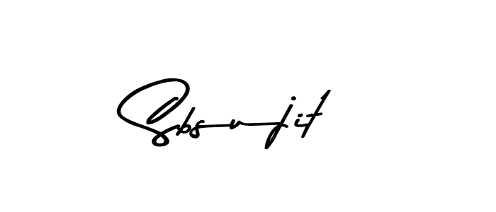 The best way (Asem Kandis PERSONAL USE) to make a short signature is to pick only two or three words in your name. The name Sbsujit include a total of six letters. For converting this name. Sbsujit signature style 9 images and pictures png