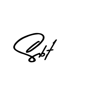 Use a signature maker to create a handwritten signature online. With this signature software, you can design (Asem Kandis PERSONAL USE) your own signature for name Sbt. Sbt signature style 9 images and pictures png