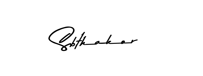 How to Draw Sbthakor signature style? Asem Kandis PERSONAL USE is a latest design signature styles for name Sbthakor. Sbthakor signature style 9 images and pictures png