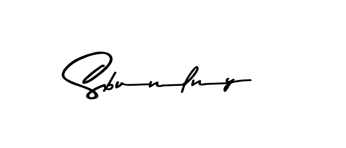 It looks lik you need a new signature style for name Sbunlny. Design unique handwritten (Asem Kandis PERSONAL USE) signature with our free signature maker in just a few clicks. Sbunlny signature style 9 images and pictures png