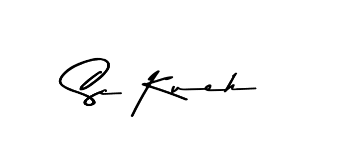 Make a beautiful signature design for name Sc Kueh. With this signature (Asem Kandis PERSONAL USE) style, you can create a handwritten signature for free. Sc Kueh signature style 9 images and pictures png