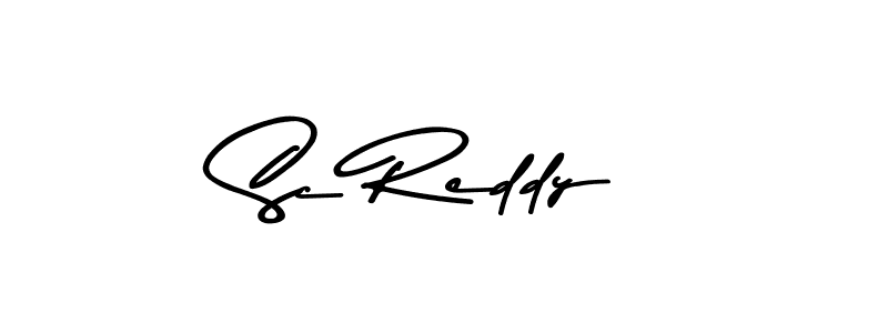 Create a beautiful signature design for name Sc Reddy. With this signature (Asem Kandis PERSONAL USE) fonts, you can make a handwritten signature for free. Sc Reddy signature style 9 images and pictures png