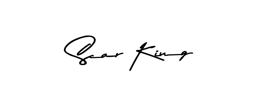 Scar King stylish signature style. Best Handwritten Sign (Asem Kandis PERSONAL USE) for my name. Handwritten Signature Collection Ideas for my name Scar King. Scar King signature style 9 images and pictures png