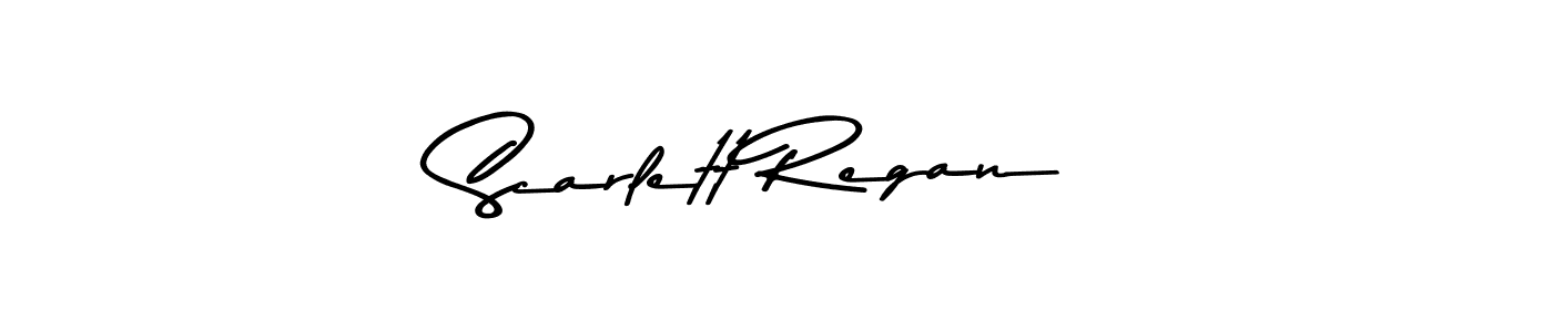 Design your own signature with our free online signature maker. With this signature software, you can create a handwritten (Asem Kandis PERSONAL USE) signature for name Scarlett Regan. Scarlett Regan signature style 9 images and pictures png