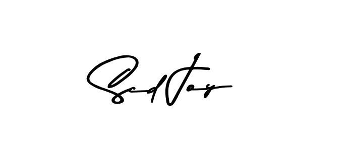 Design your own signature with our free online signature maker. With this signature software, you can create a handwritten (Asem Kandis PERSONAL USE) signature for name Scd Joy. Scd Joy signature style 9 images and pictures png
