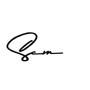 Also we have Scm name is the best signature style. Create professional handwritten signature collection using Asem Kandis PERSONAL USE autograph style. Scm signature style 9 images and pictures png