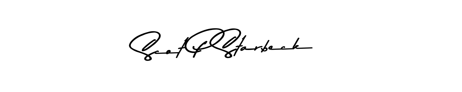 You should practise on your own different ways (Asem Kandis PERSONAL USE) to write your name (Scot P Starbeck) in signature. don't let someone else do it for you. Scot P Starbeck signature style 9 images and pictures png